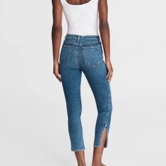 rag & bone Nina High-Rise Skinny Jeans 27 Denim Bridle Trail‎ - Picture 3 of 12